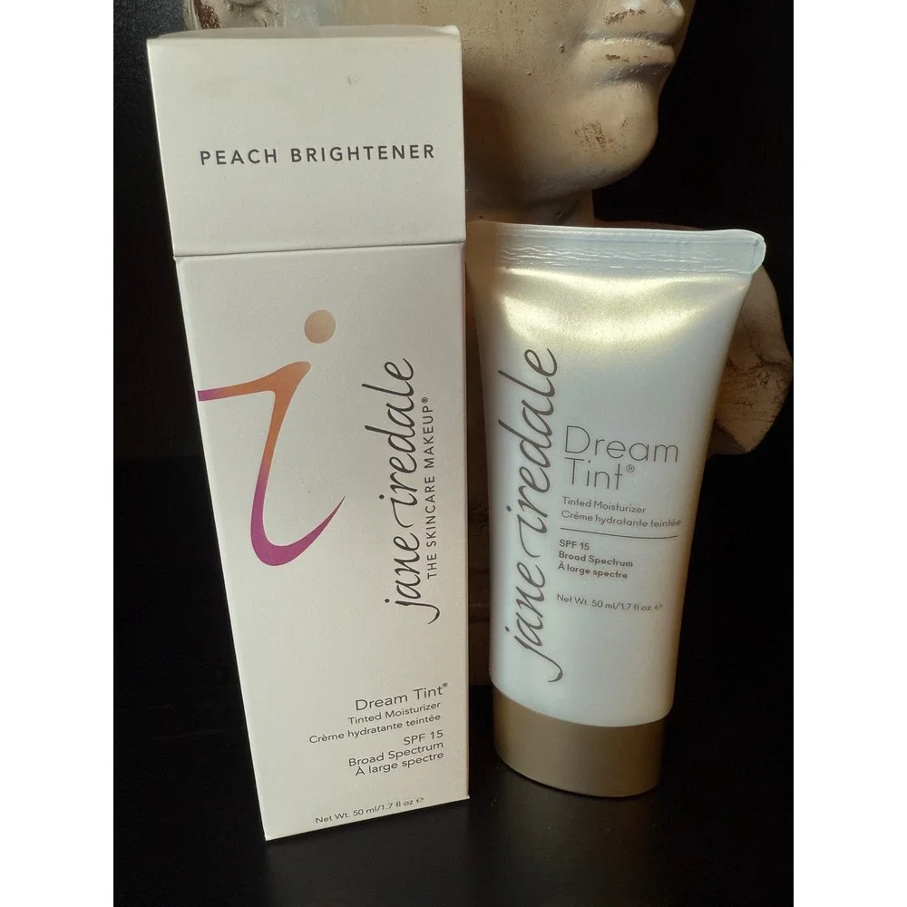 Jane Iredale Dream‎ Tint Tinted Moisturizer SPF 15 Peach Brightener 1.7oz NIB